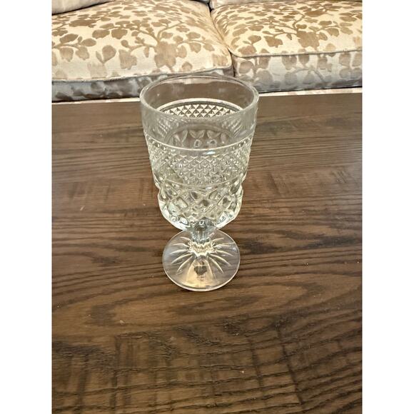 Anchor Hocking Vintage Wexford Water Goblet/Wine Glass – Single - Picture 9 of 9